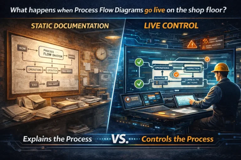 What Happens When Process Flow Diagrams Go Live on the Shop Floor?